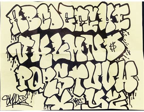 letras de grafite para copiar - recorte de encia